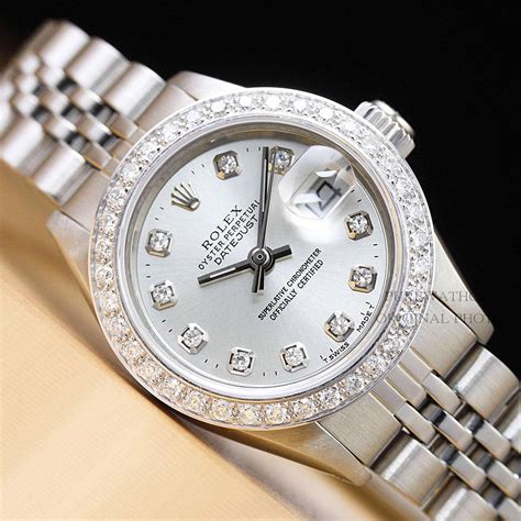 silver women rolex watch|Rolex silver watch price.